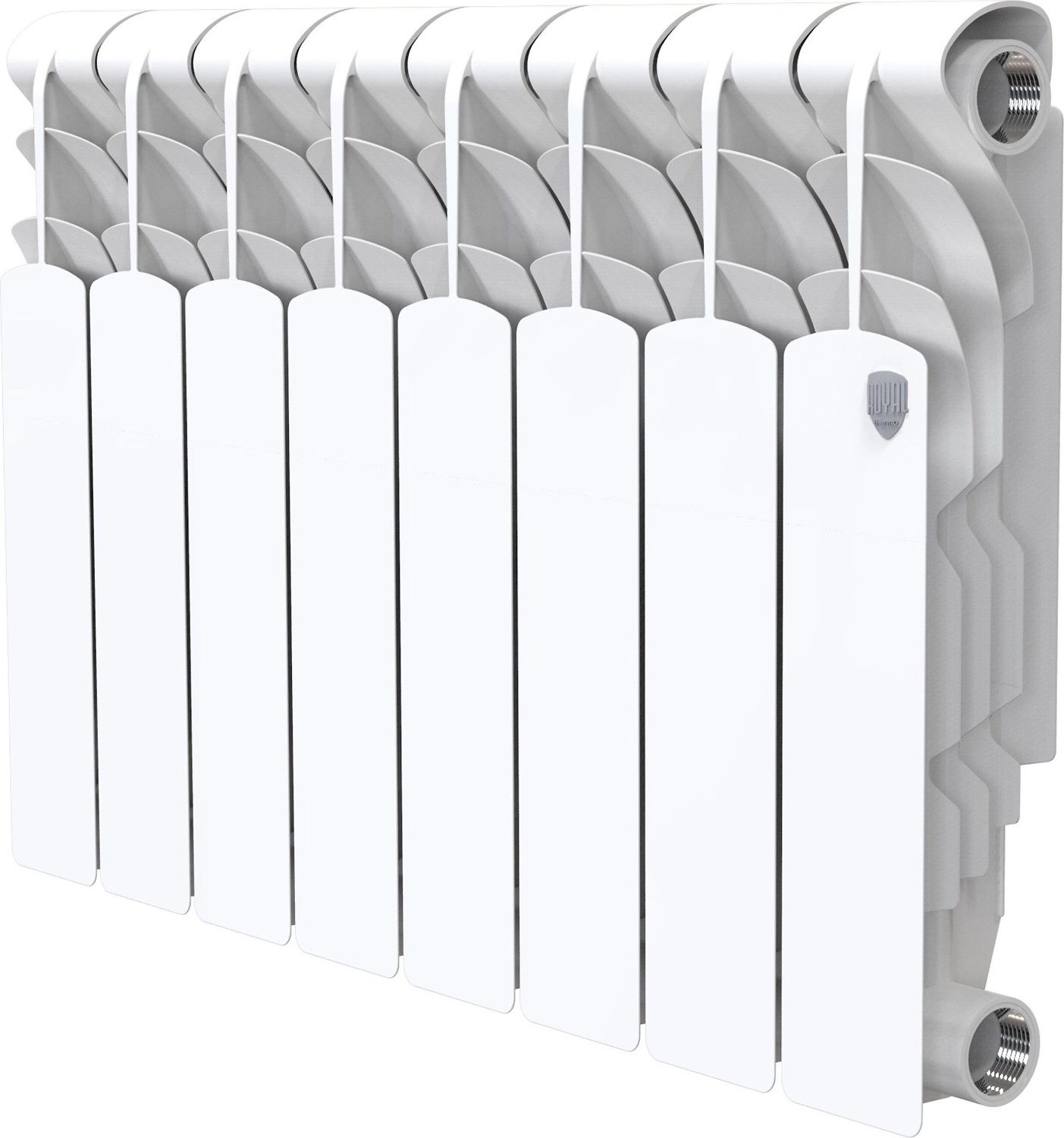 Радиатор биметаллический Royal Thermo Revolution 350 8 секций белый