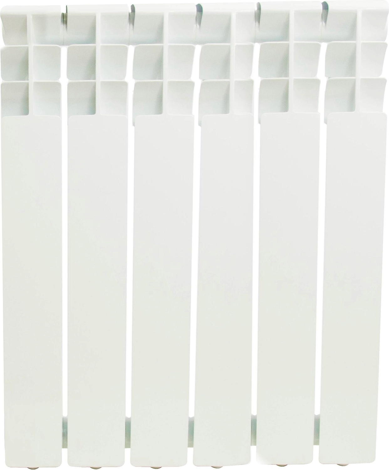 Радиатор секционный алюминиевый Benarmo боковое подключение 6 секций