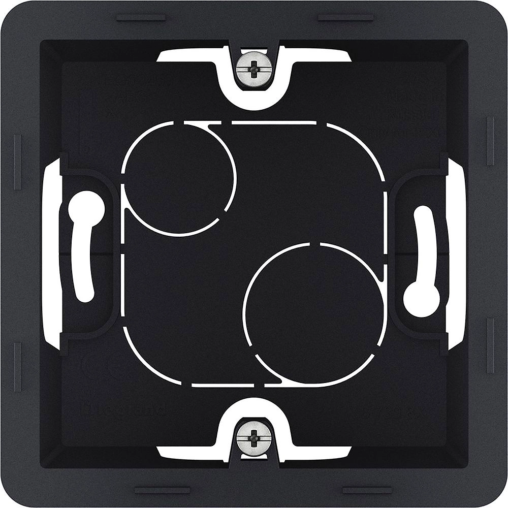 Коробка накладного монтажа 1 пост LEGRAND INSPIRIA Антрацит