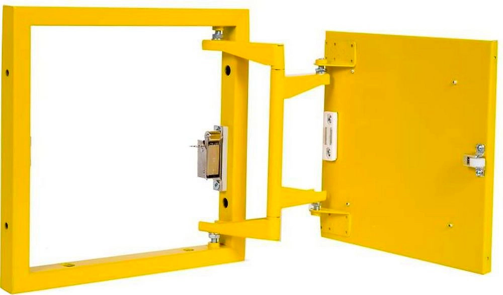 Люк ревизионный 300х300 мм под плитку стальной Практика