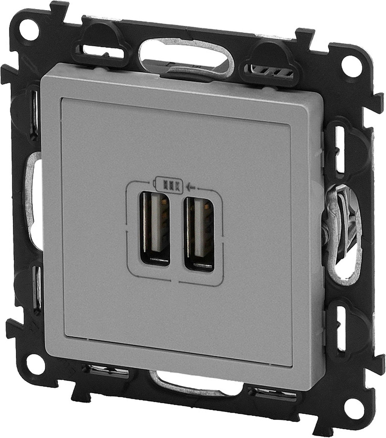 Розетка Legrand Valena Life USB Type-A серая