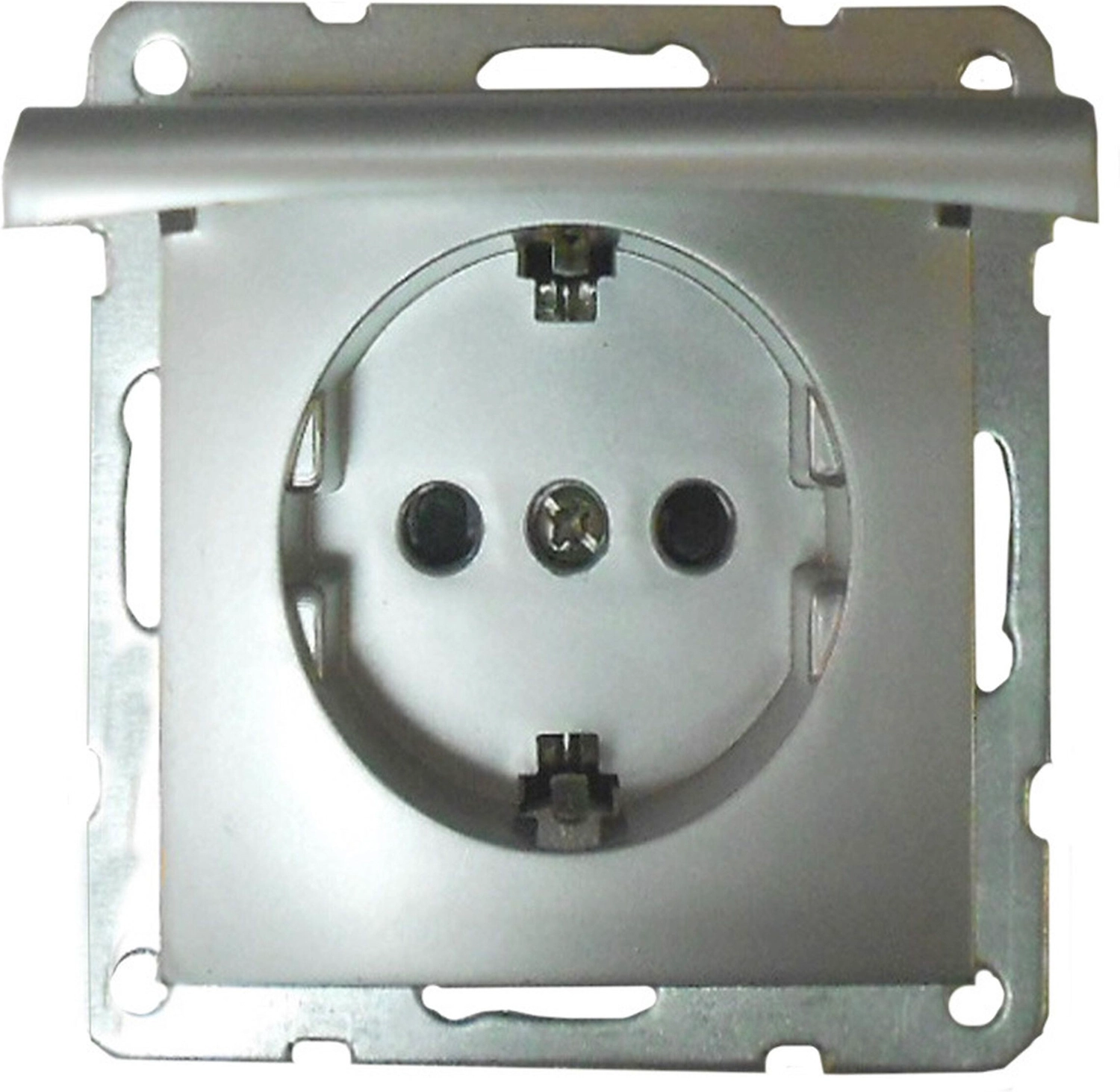 Розетка LK Studio LK60 1 пост серый