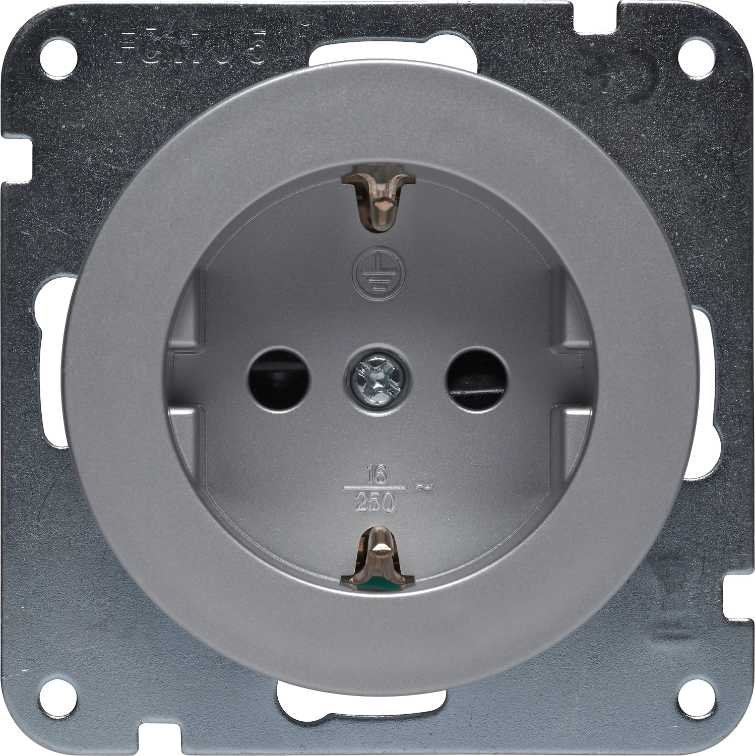 Розетка Malva 1 постовая с заземлением СП