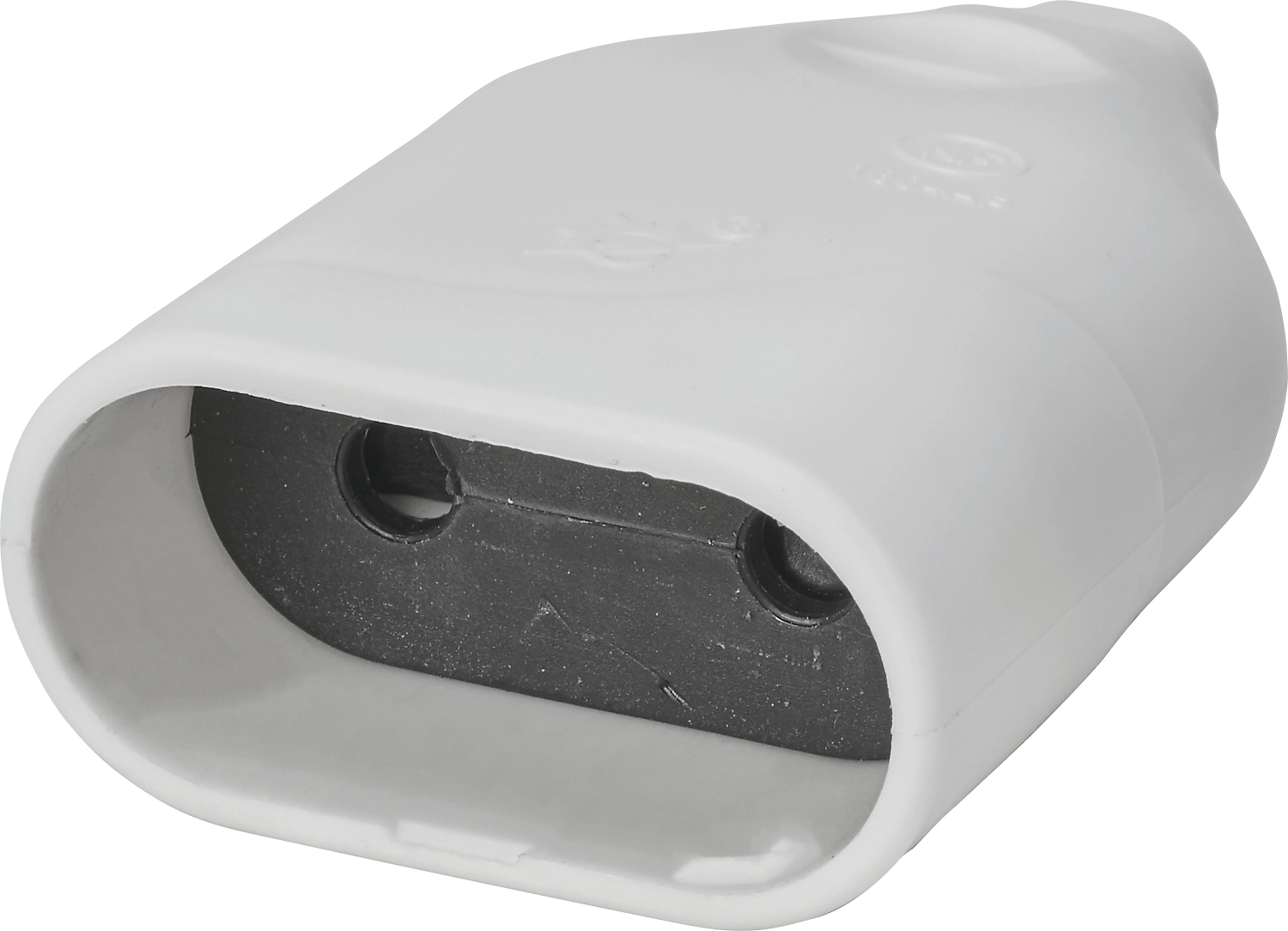 Розетка прямая 2,5 А белая