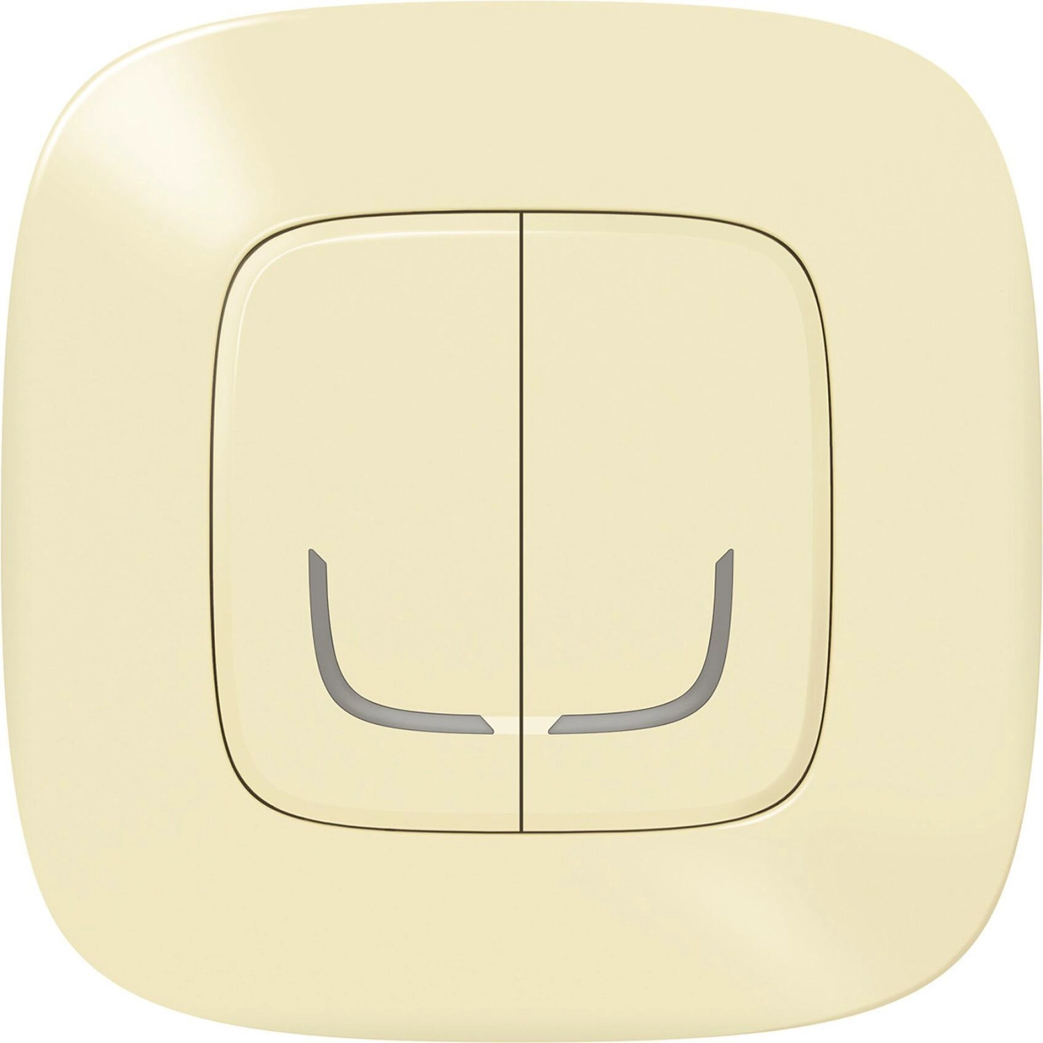 Выключатель Legrand Valena Allure Netatmo 2 клавиши слоновая кость