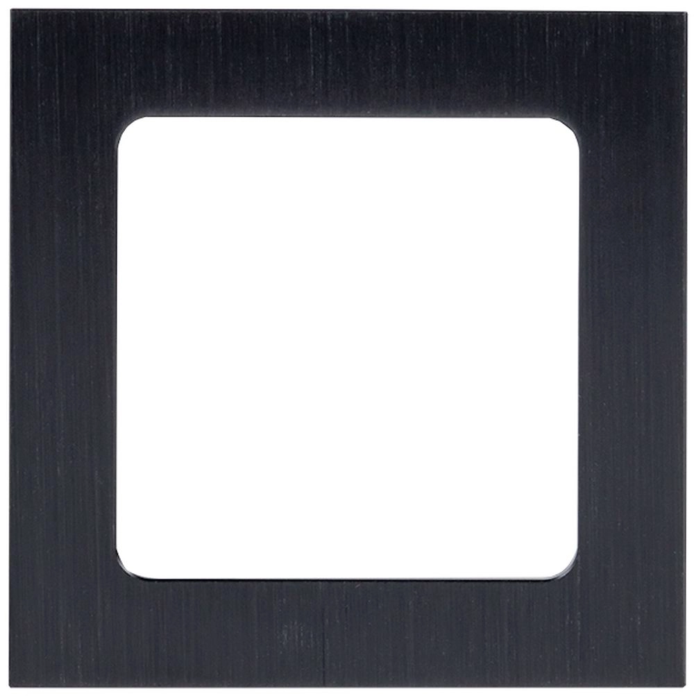 Рамка EKF Стокгольм 1-местная металлическая черная