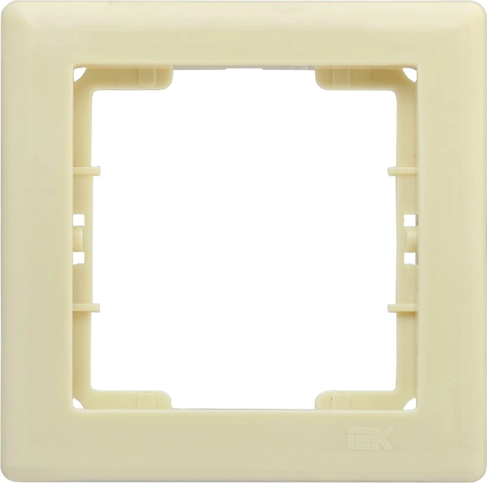 Рамка IEK Bolero РГ-1-БК 1-местная кремовый