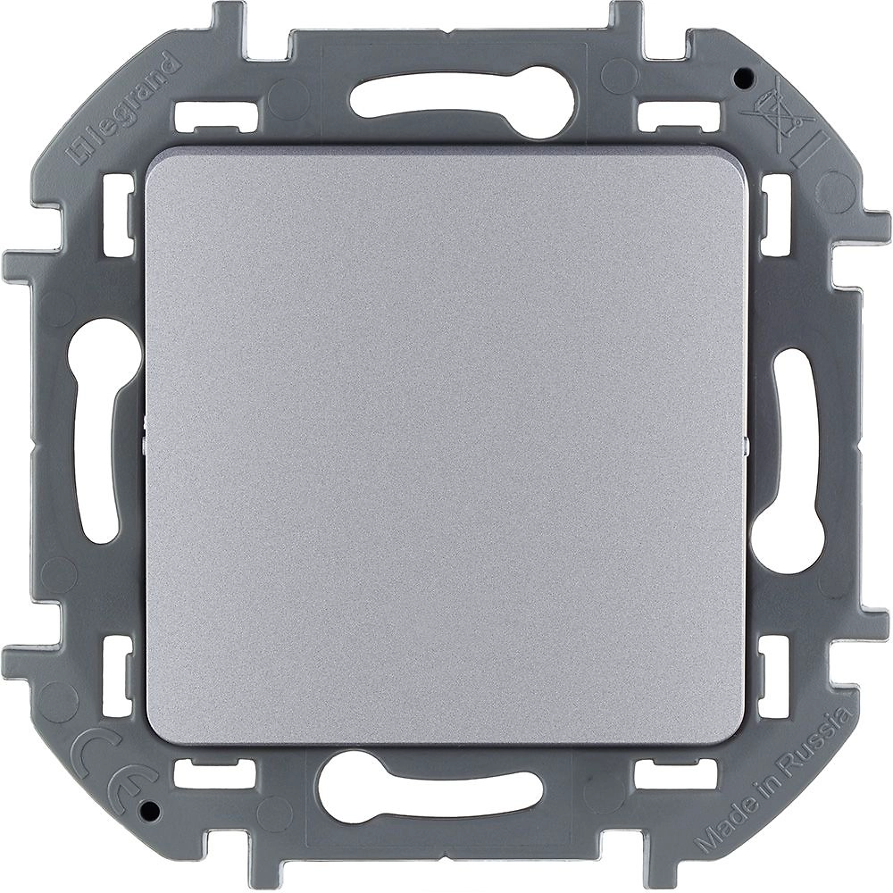 Выключатель одноклавишный LEGRAND INSPIRIA Алюминий