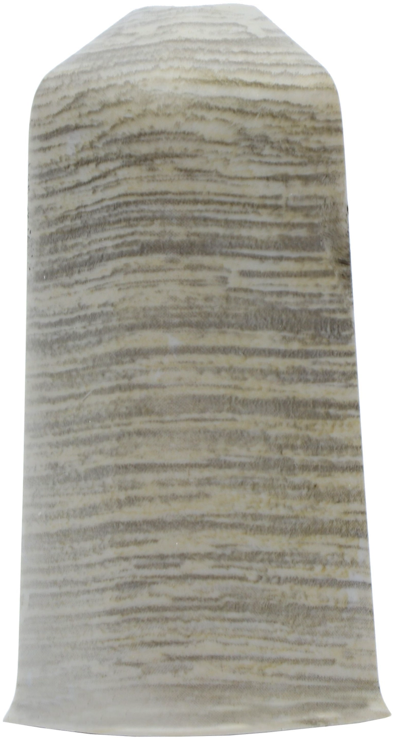 Наружный угол напольного плинтуса WINART QUADRO альпака 80 мм 2 шт