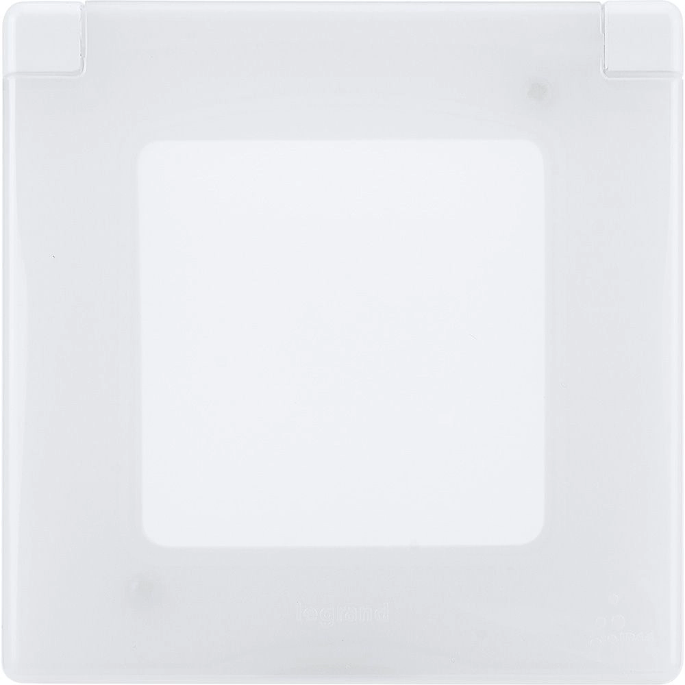 Рамка с защитной крышкой IP 44 LEGRAND INSPIRIA белый