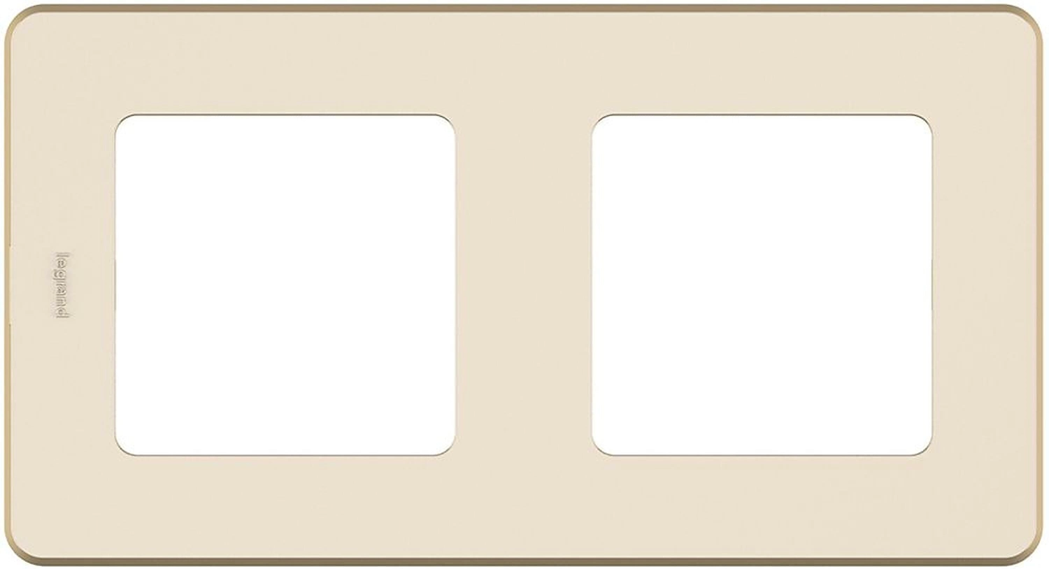 Рамка Legrand Inspiria 2 поста слоновая кость