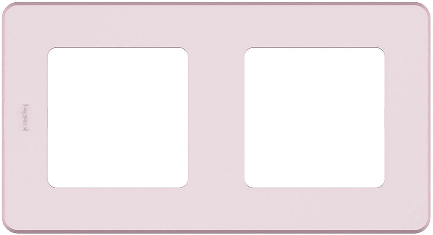 Рамка Legrand Inspiria 2 поста розовый