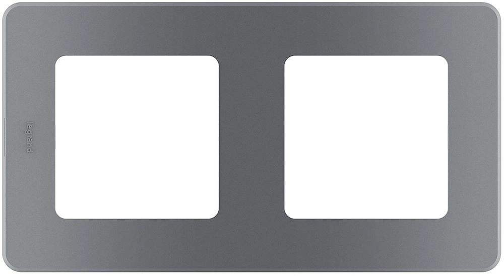 Рамка 2 поста LEGRAND INSPIRIA дымчатый