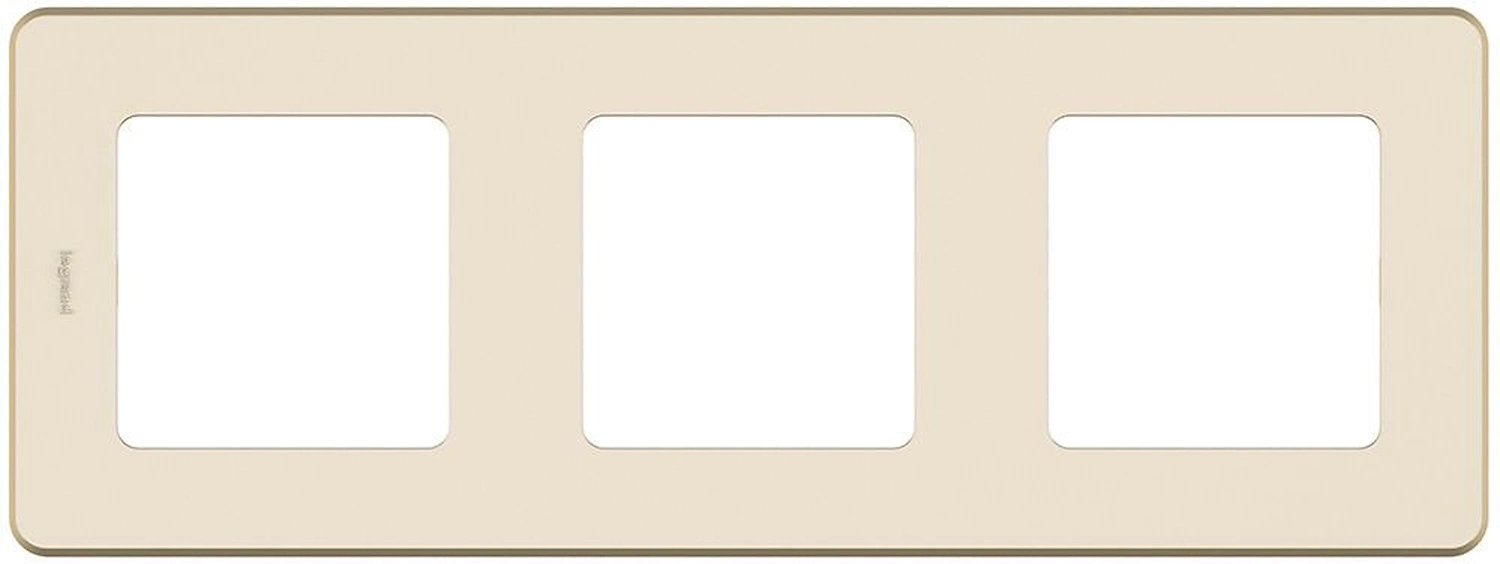 Рамка Legrand Inspiria 3 поста слоновая кость