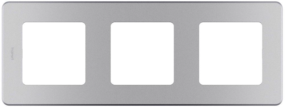 Рамка 3 поста LEGRAND INSPIRIA алюминий