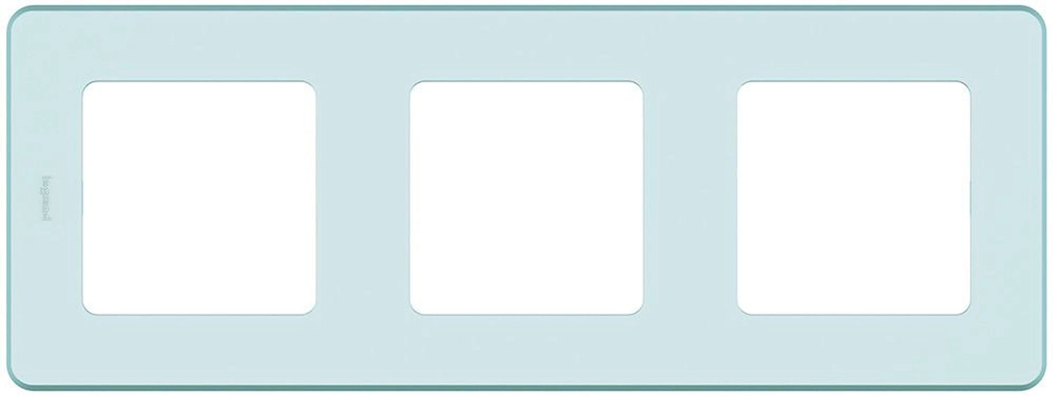 Рамка Legrand Inspiria 3 поста мятный