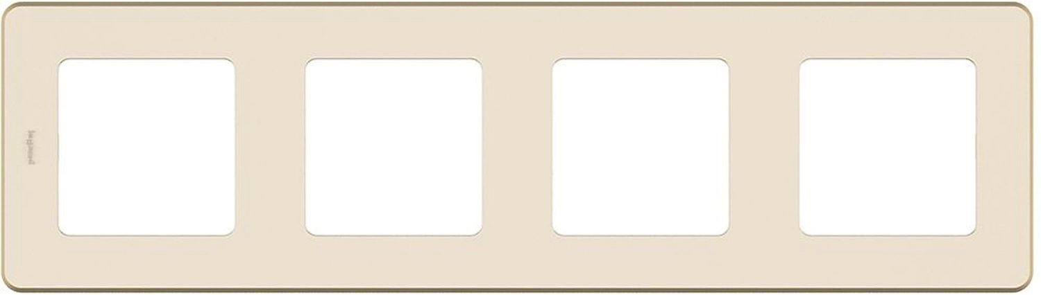 Рамка Legrand Inspiria 4 поста слоновая кость