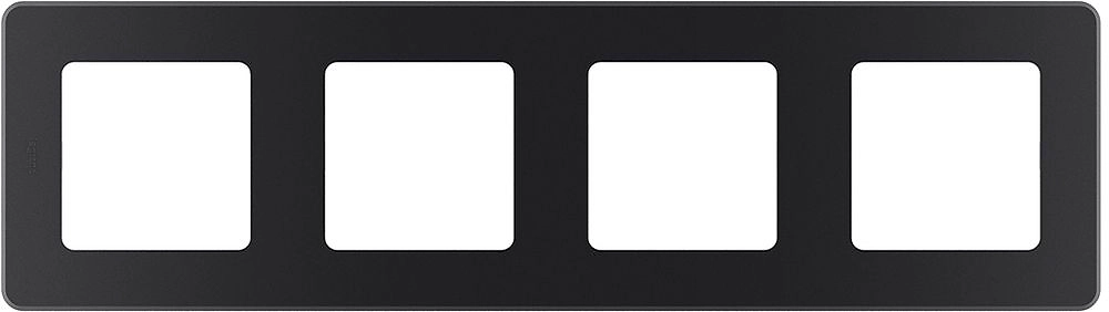 Рамка 4 поста LEGRAND INSPIRIA антрацит