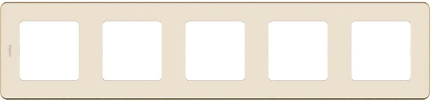 Рамка Legrand Inspiria 5 постов слоновая кость