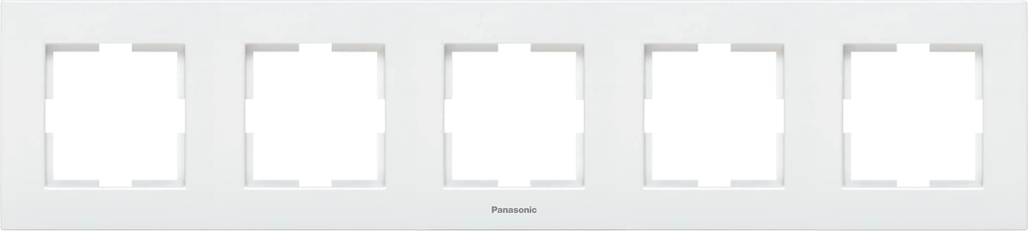 Рамка Panasonic Karre Plus 5 постов белый