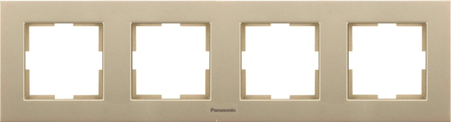 Рамка Panasonic Karre Plus 4 поста бронза