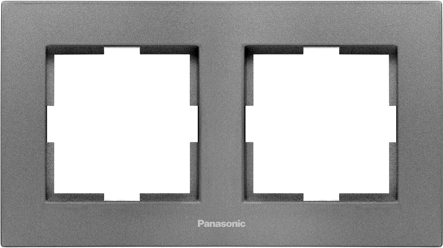 Рамка Panasonic Karre Plus 2 поста дымчатый