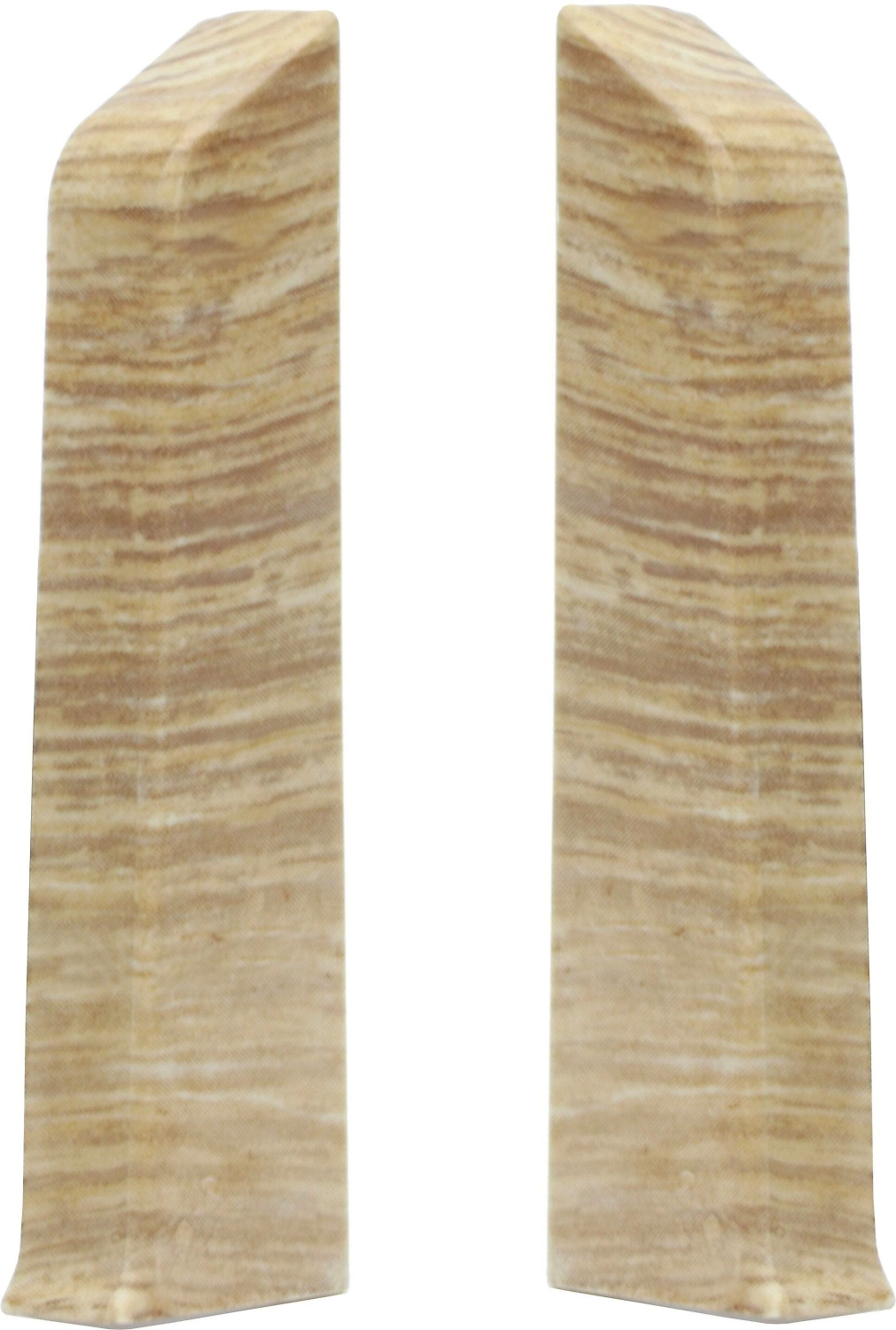 Заглушка напольного плинтуса WINART QUADRO дуб летний 80 мм 2 шт