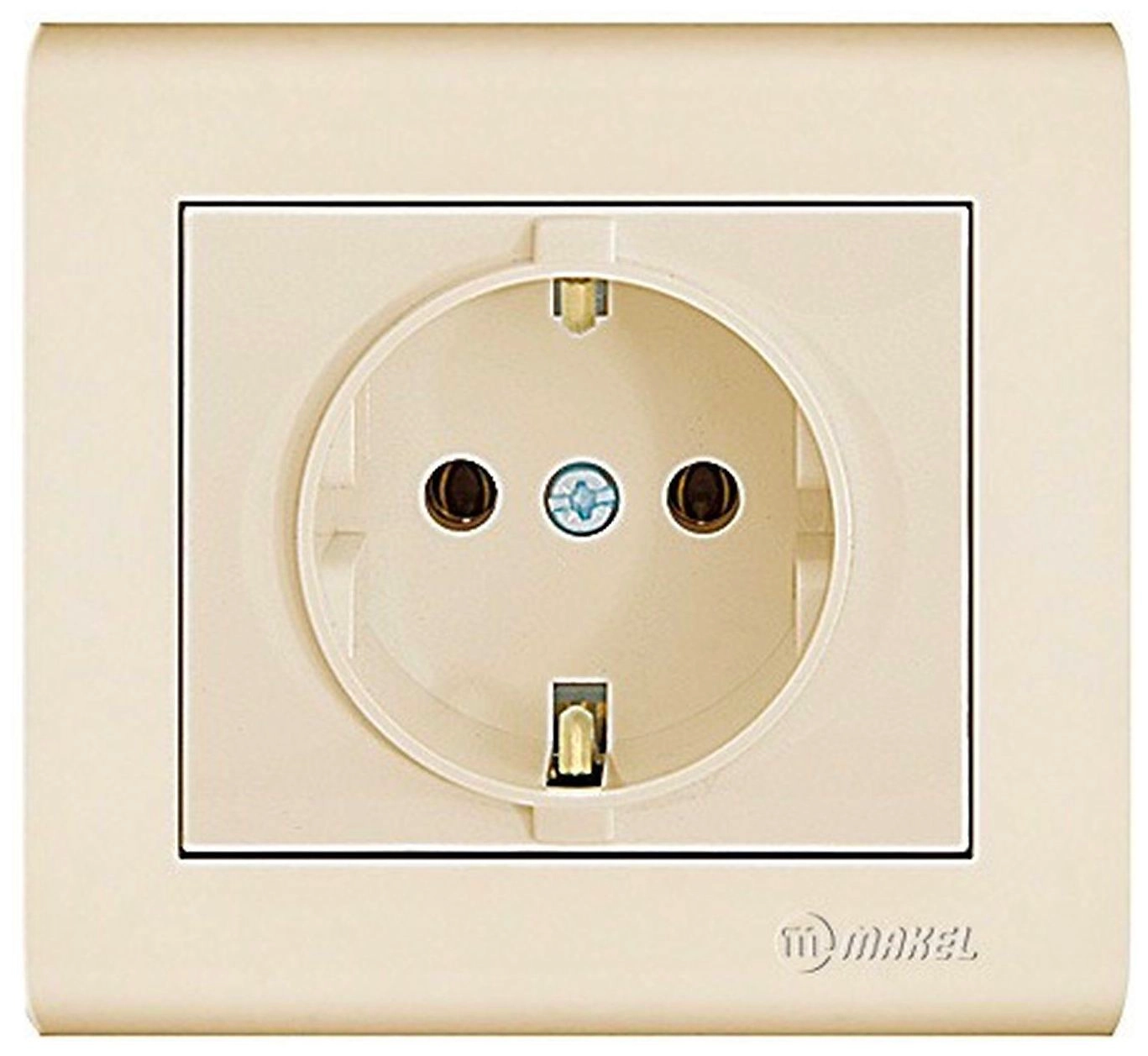 Розетка Makel Manolya 41001028 кремовая