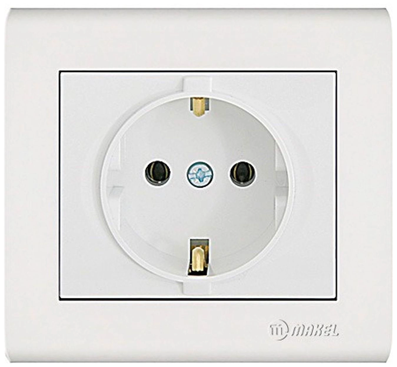 Розетка Makel Manolya 41001028 белая