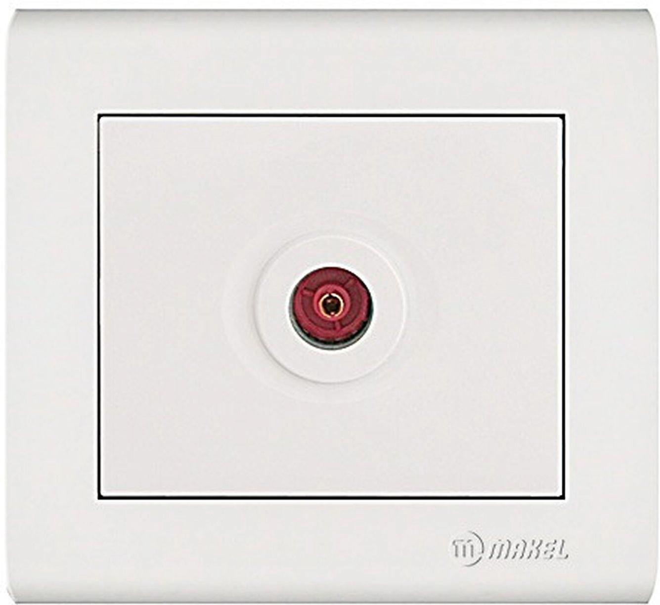 Розетка Makel MANOLYA TV 4 DB белый