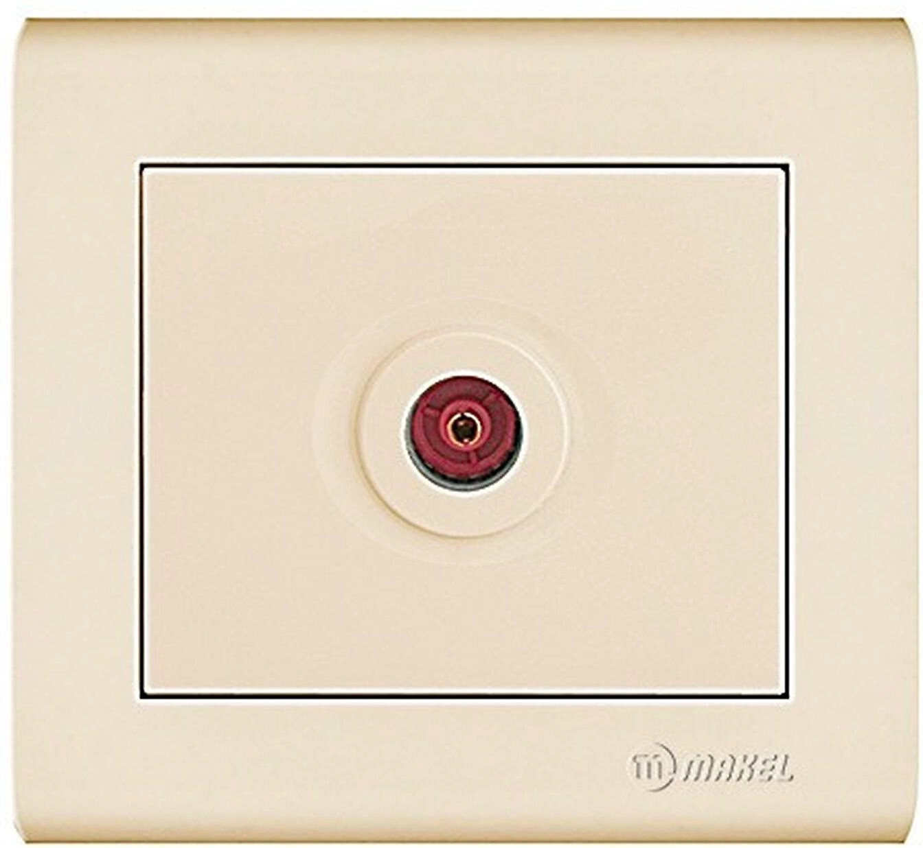 Розетка Makel MANOLYA TV 4 DB бежевый