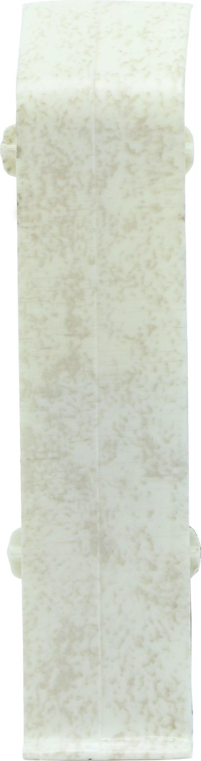 Соединитель напольного плинтуса WINART QUADRO кварц белый 80 мм