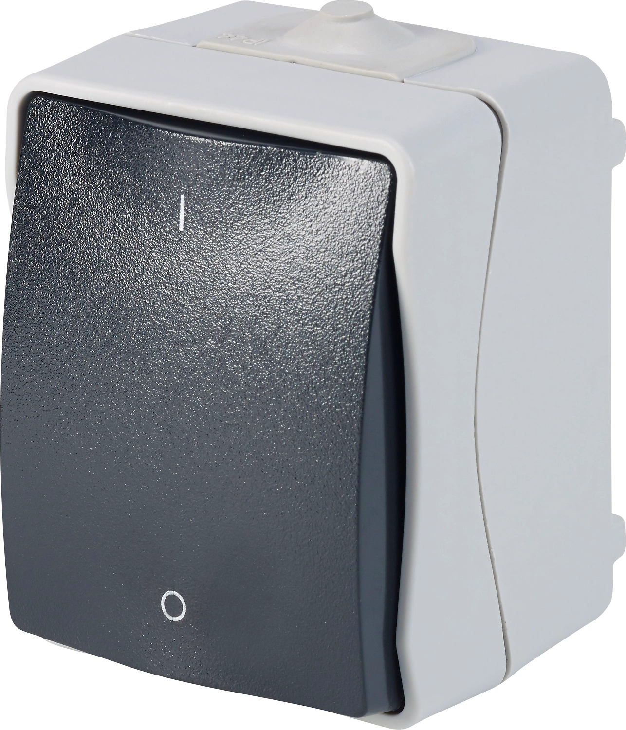 Выключатель 310337 1 клавиша серый