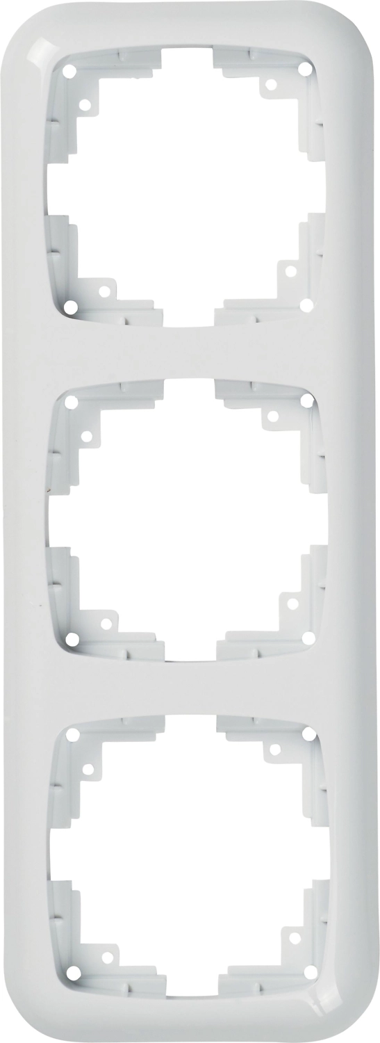 Рамка OBI Medea 3 поста белая