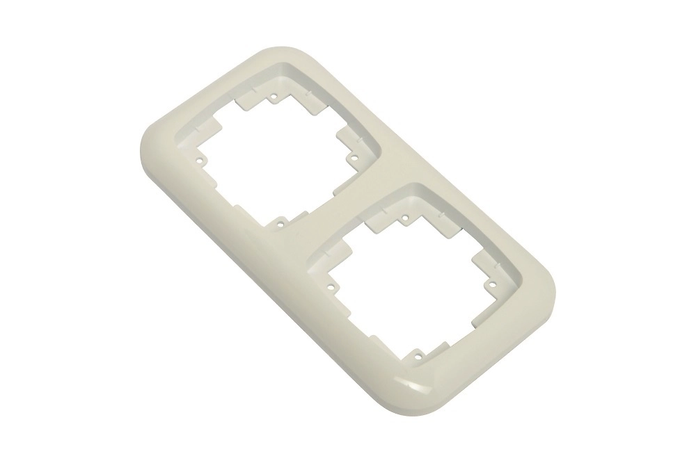 Рамка OBI Medea 2 поста белая