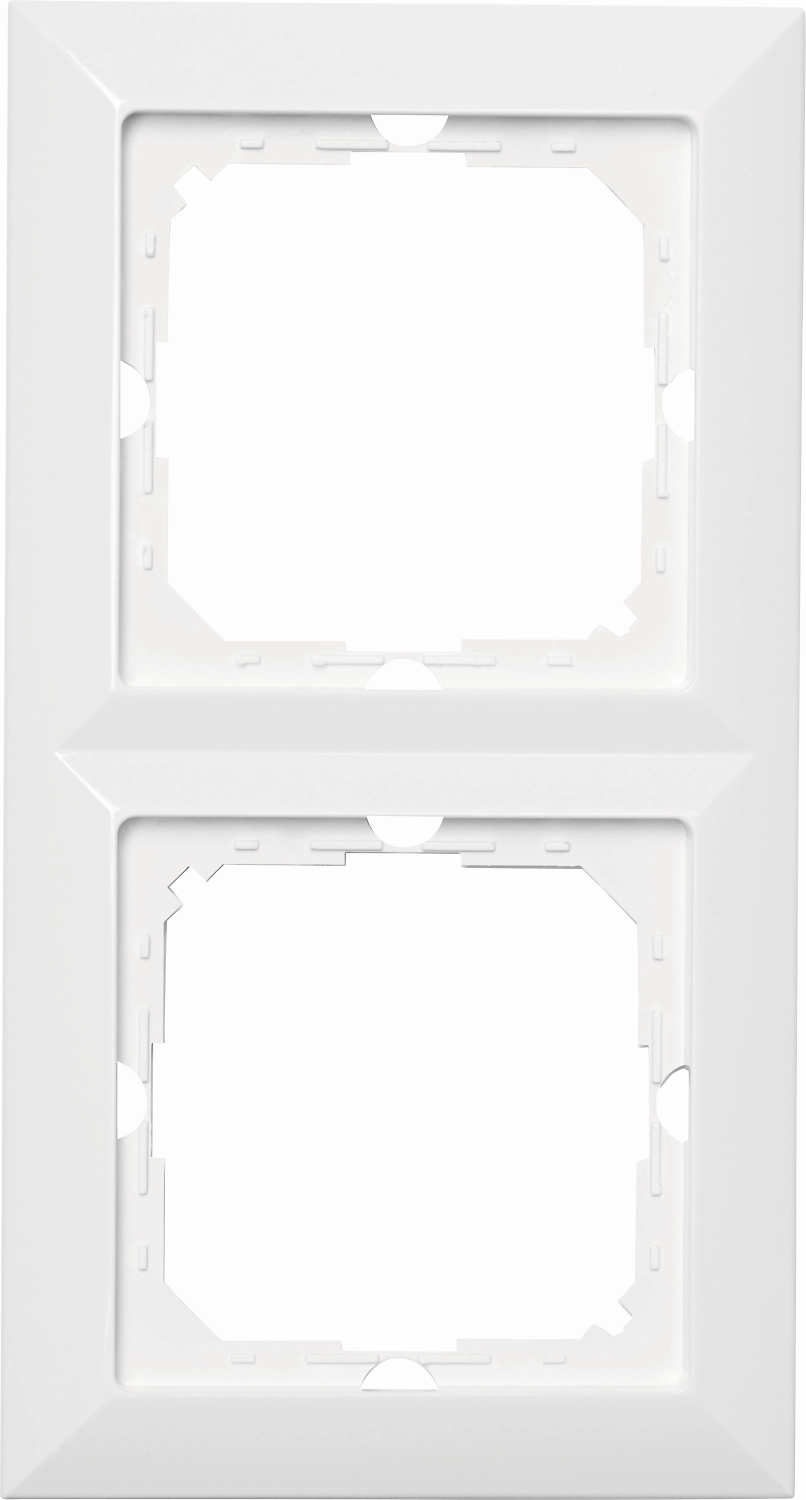 Рамка OBI Julietta 2 поста белая