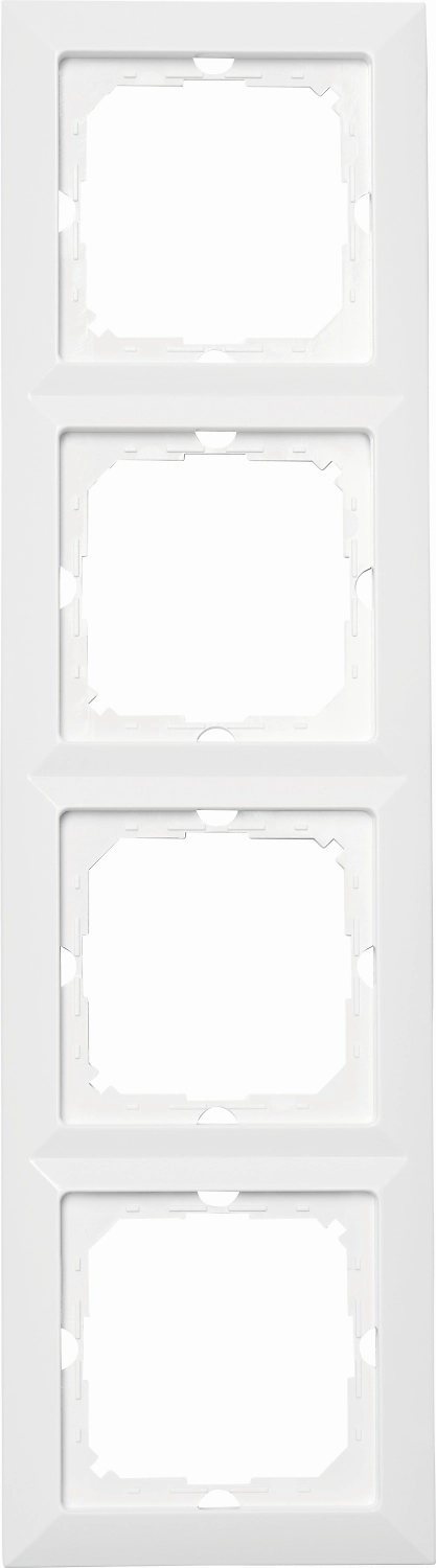 Рамка OBI Julietta 4 поста белая