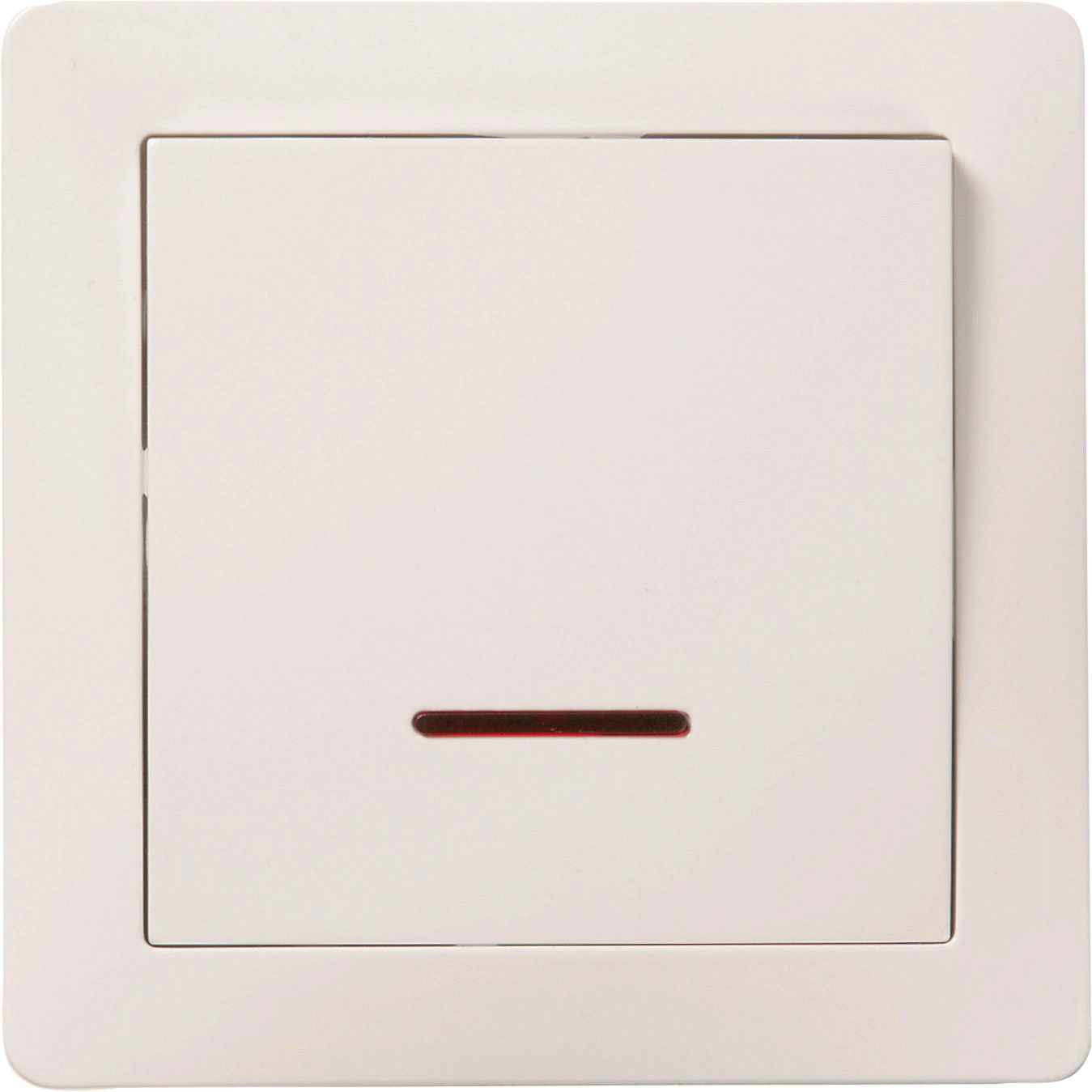 Выключатель OBI Maribo 1 клавиша с индикатором белый