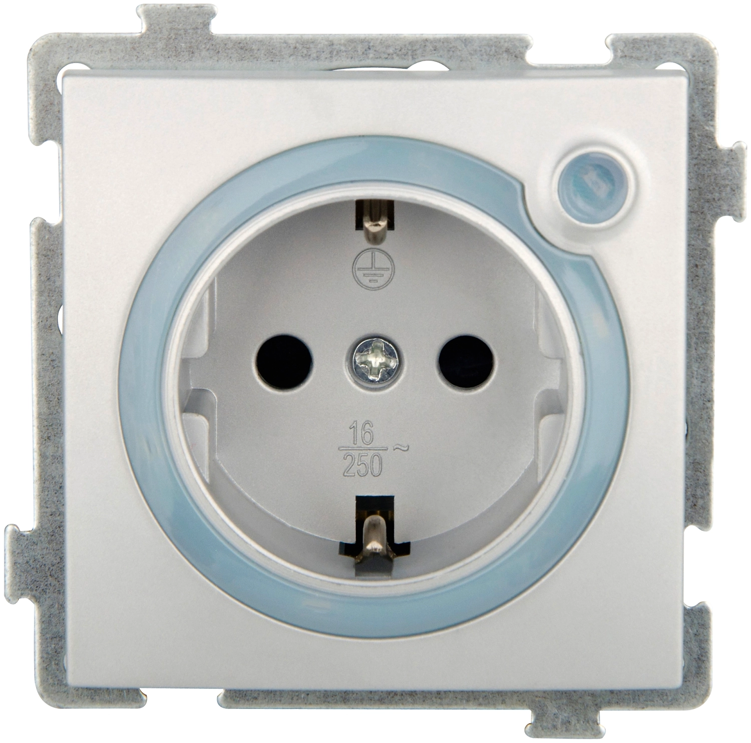 Розетка OBI MARIBO серебро