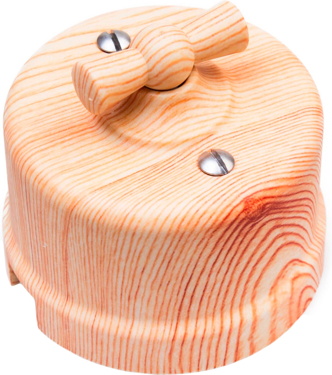 Выключатель  BIRONI 2 клавиши сосна