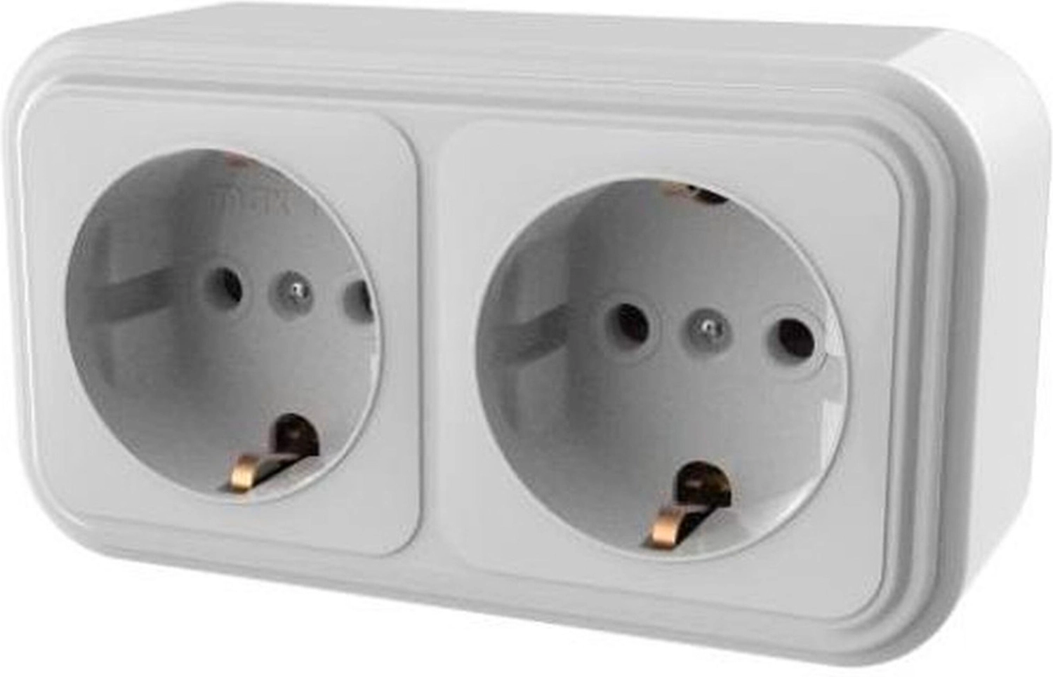 Розетка Duwi Palazzo 26411 2 поста бежевый