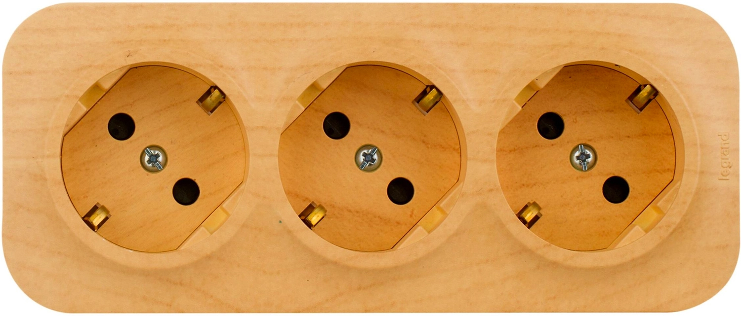 Розетка LEGRAND Quteo светло-коричневая