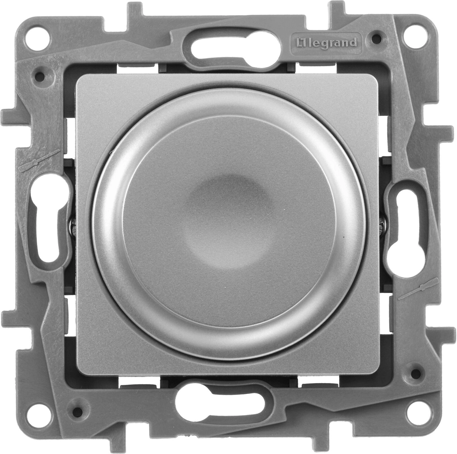 Диммер Legrand ETIKA поворотный алюминий серый