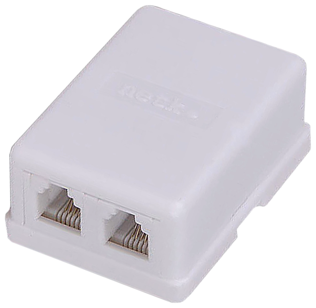 Розетка телефонная внешняя Netko RG11 на 2 порта