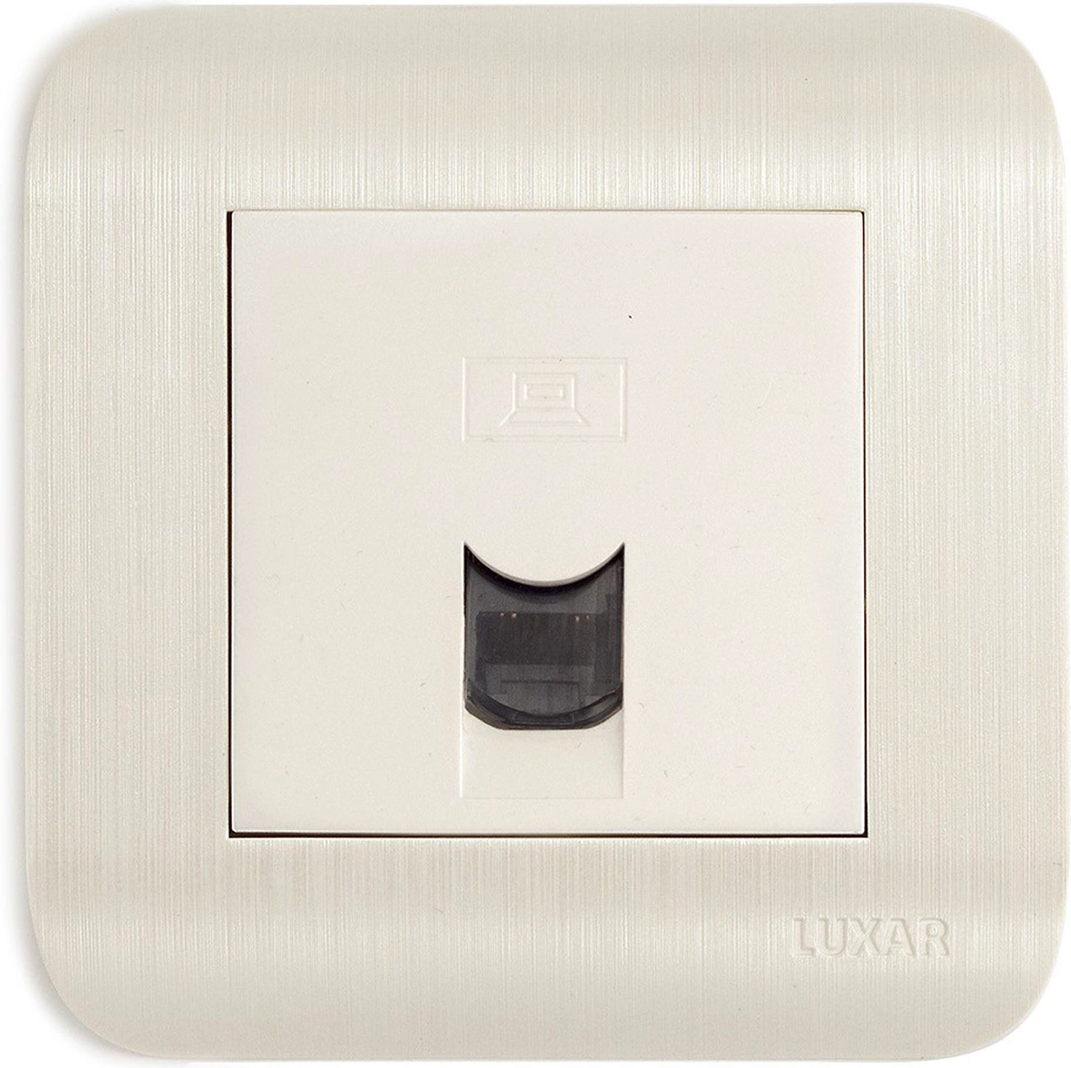 Розетка LUXAR Deco RJ-45 белая