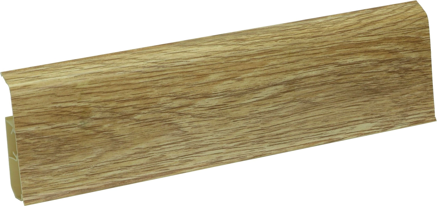 Напольный плинтус WINART QUADRO ПВХ Дуб летний 2200x80 мм