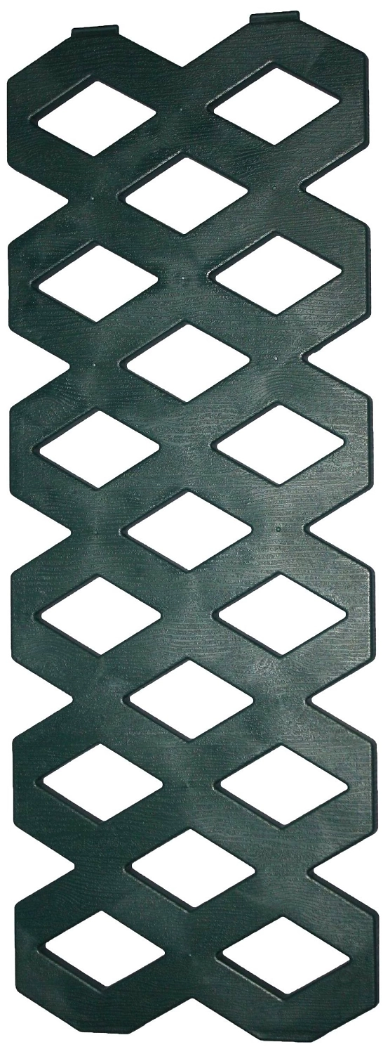 Забор для клумб 60x20x2 см зеленый
