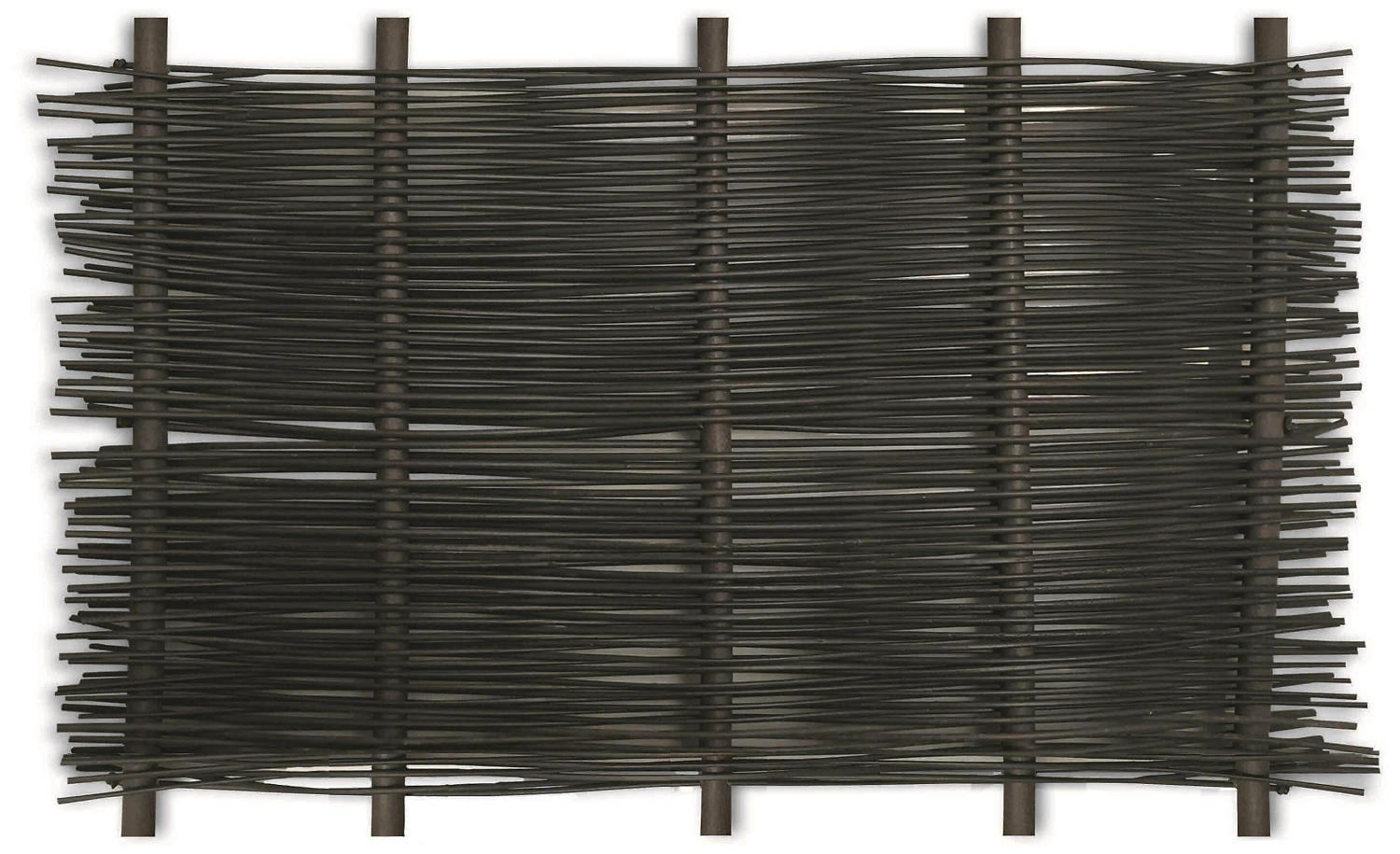 Забор для клумб ГазонCity 100 см коричневый