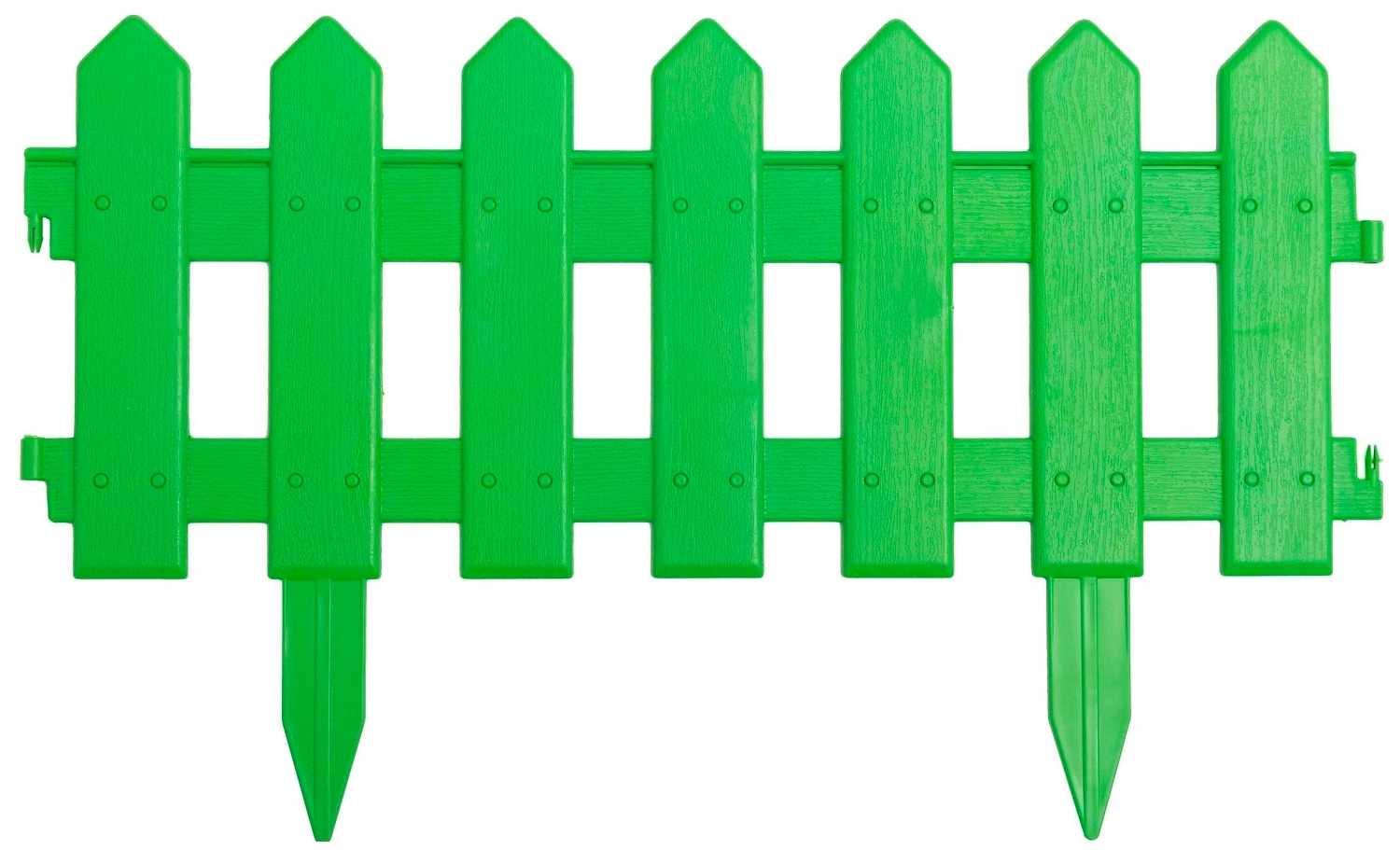 Забор для клумб МастерСад Плетенка 190 см салатовый