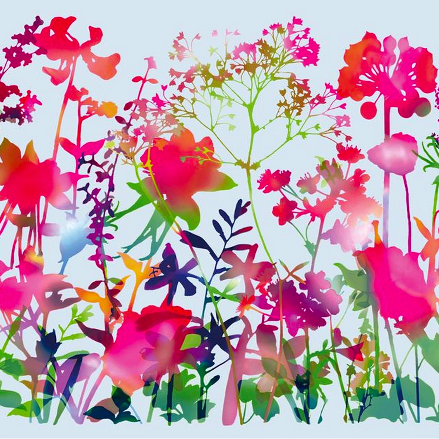 Самоклеящаяся пленка витражная d-c-fix 334-0035 флора разноцветная 0,45х1,5 м